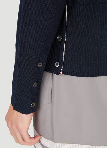 4 Bar Sweater Thom Browne 4 Bar Sweater Navy thb0151006