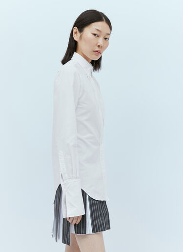 Thom Browne Button-Down Oxford Shirt White thb0253021