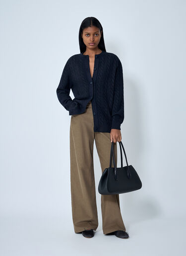 The Row Loneke Cardigan Navy row0262017