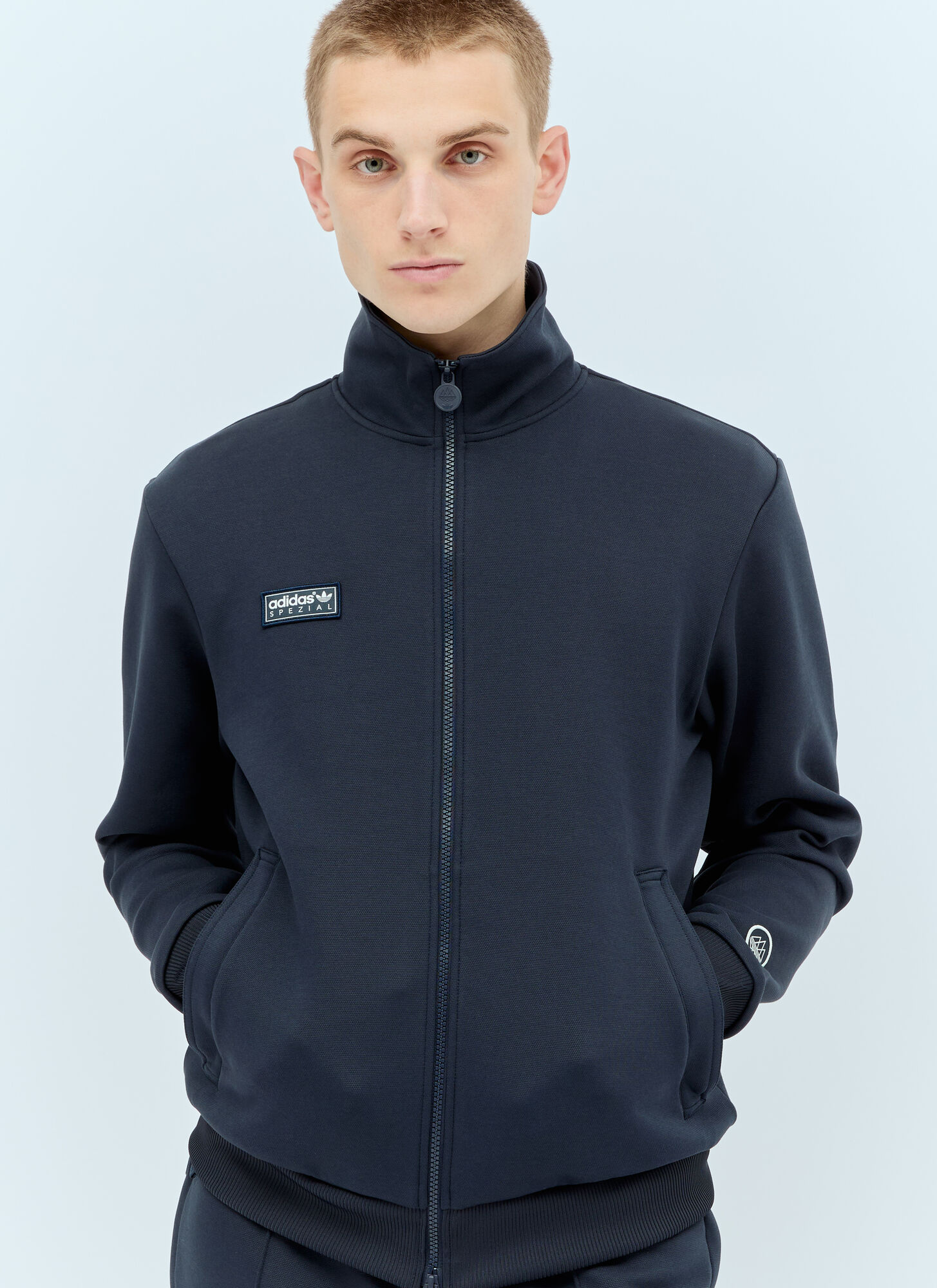 Shop Adidas Originals By Spzl Anglezarke Track Jacket In Navy