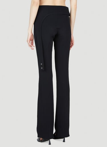 Courrèges Diving Crepe Pants Black cou0252011