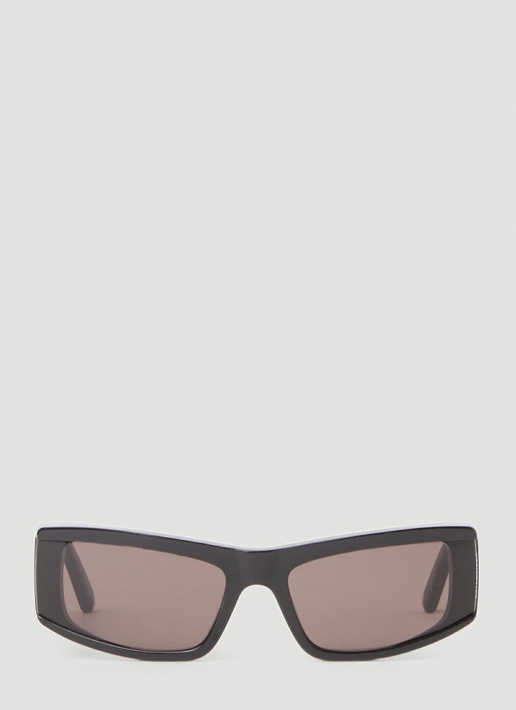 Balenciaga Edgy Rectangle Sunglasses Black bcs0253001