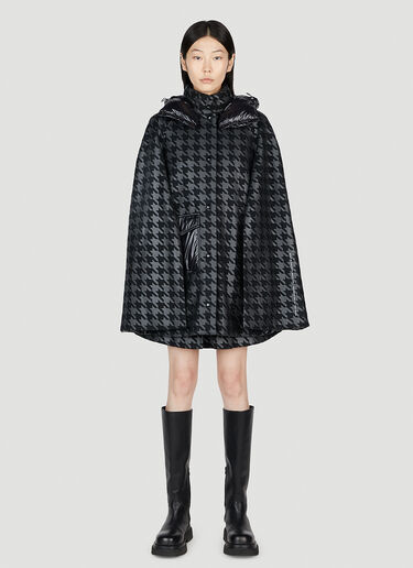 7 Moncler Fragment Coriander Down Cape Jacket Black mfr0254003