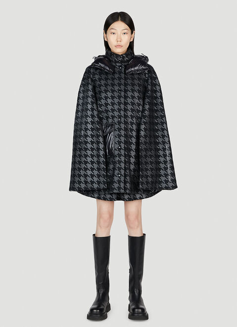 7 Moncler Fragment Coriander Cape Jacket Black mfr0254003