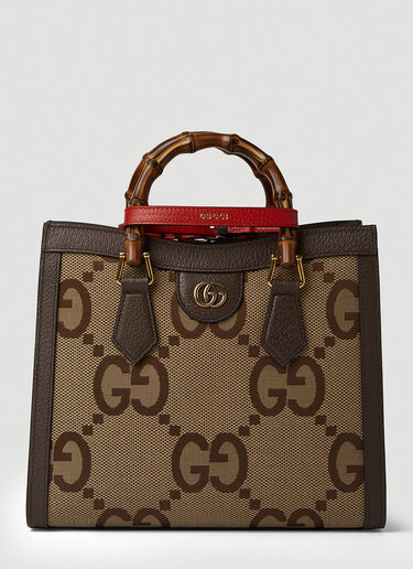Gucci Diana Jumbo GG Tote Bag Brown guc0251240