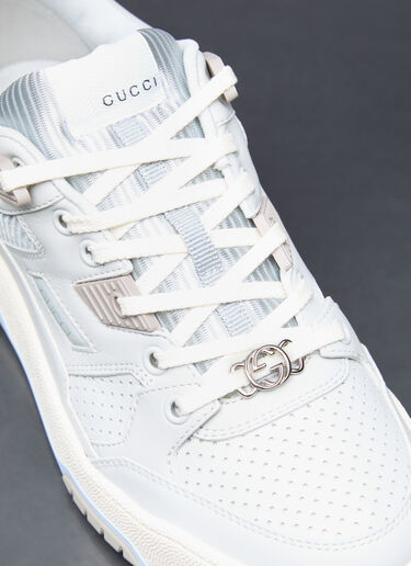 Gucci Interlocking G Leather Sneakers Grey guc0255091