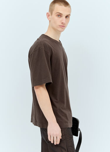 MHL by Margaret Howell Simple T-Shirt Brown mhl0156007