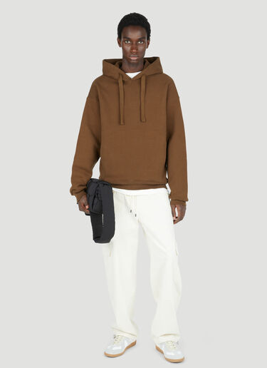 Cotton Hooded Sweatshirt Lemaire Cotton Hooded Sweatshirt Brown lem0154006