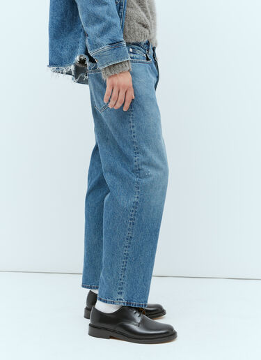 A.P.C. x JWA テーパードディストレスジーンズ  ブルー apc0154009