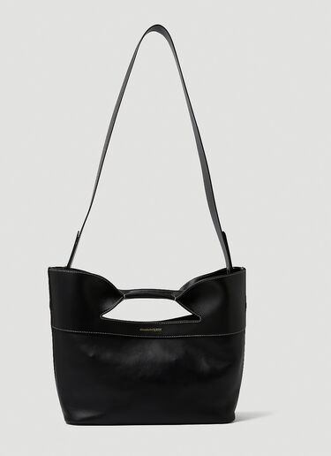 Alexander McQueen The Bow Small Handbag Black amq0249063