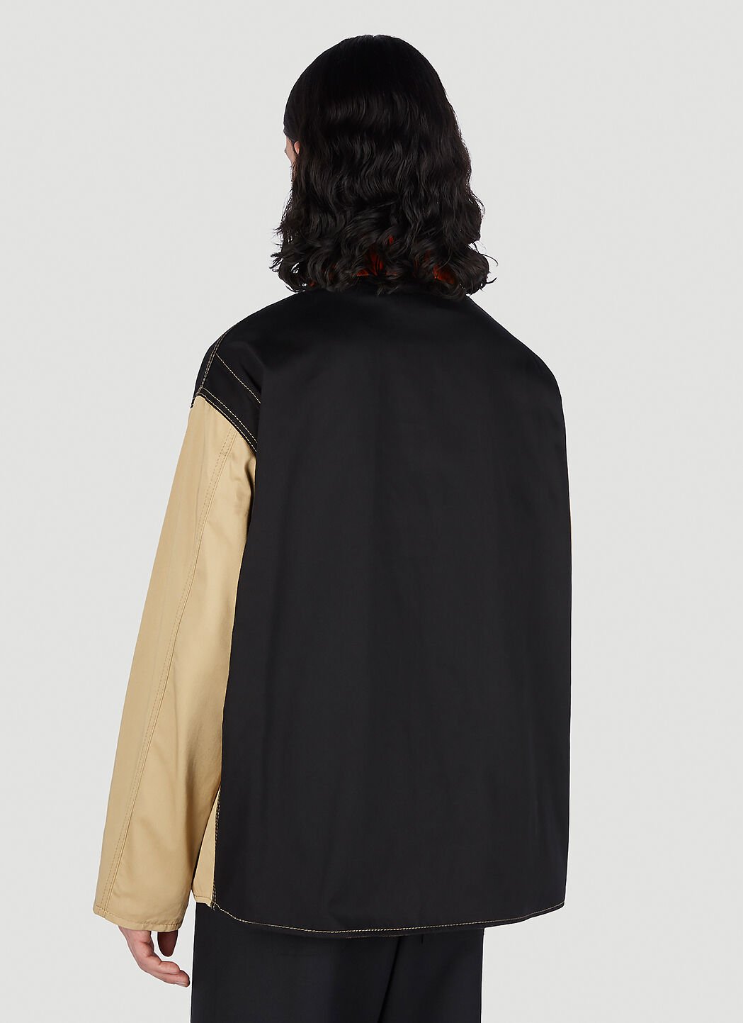 Kensie marni notched collar blazer top