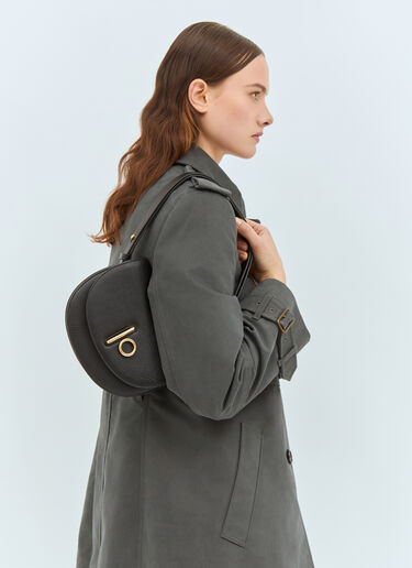 Burberry Small Rocking Horse Shoulder Bag Black bur0258017