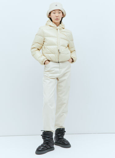 Moncler 바야르 쇼트 다운 재킷 베이지 mon0258004