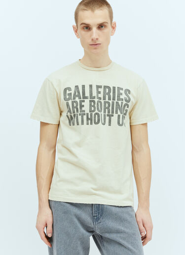 Gallery Dept. Boring T-Shirt Beige gdp0153024
