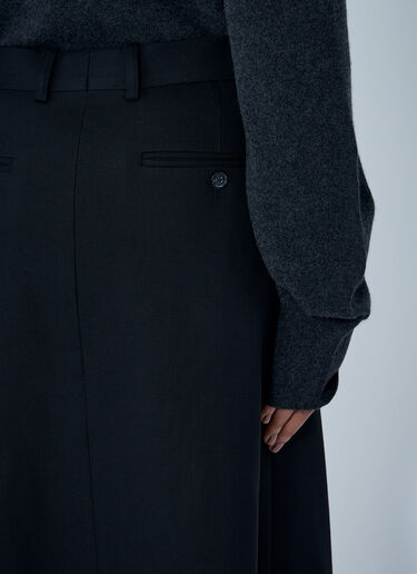 TOTEME Tailored Pleated Skirt Black tot0263028