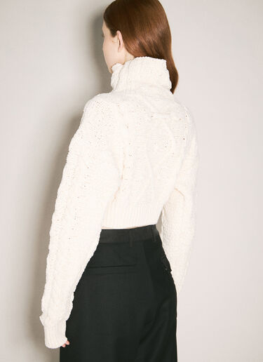 Jean Paul Gaultier Madonna Chest Sweater Cream jpg0258030