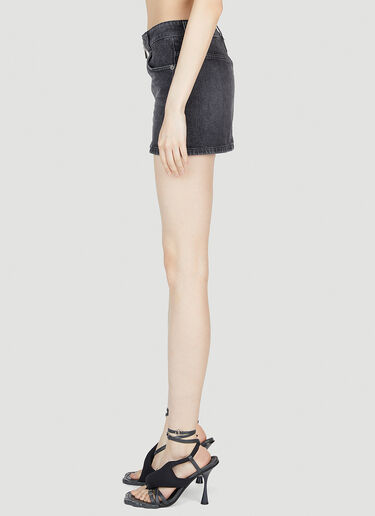 De-Ron-S2 Denim Mini Skirt Diesel De-Ron-S2 Denim Mini Skirt Grey dsl0253024