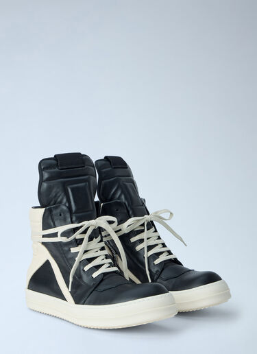 Rick Owens Geobasket High-Top Sneakers Black ric0165007