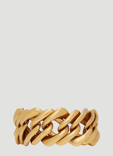 Saint Laurent Geometric Chain Bracelet Gold sla0246078