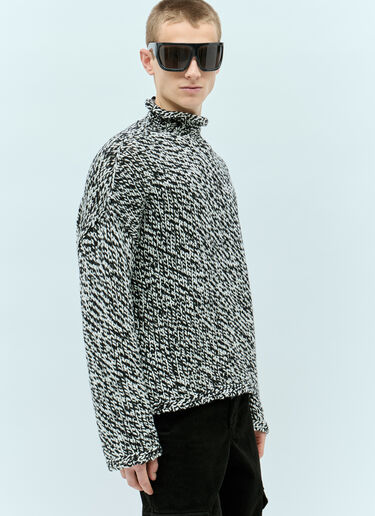 Acne Studios High-Neck Wool-Blend Sweater Black acn0154003