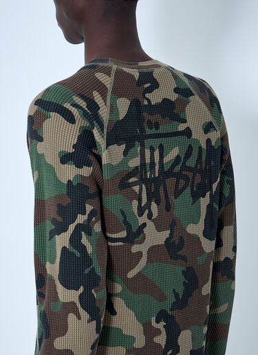 Ribbed Long Sleeve Sweatshirt Stüssy Ribbed Long Sleeve Sweatshirt Green sts0164009