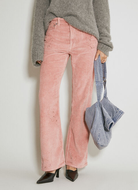 Our Legacy Boot Cut Corduroy Pants Brown our0254012
