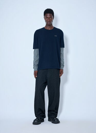 LN-CC® - Miu Miu: Wool And Cashmere Sweater - Blue Miu Miu Wool And Cashmere Sweater Blue miu0166020