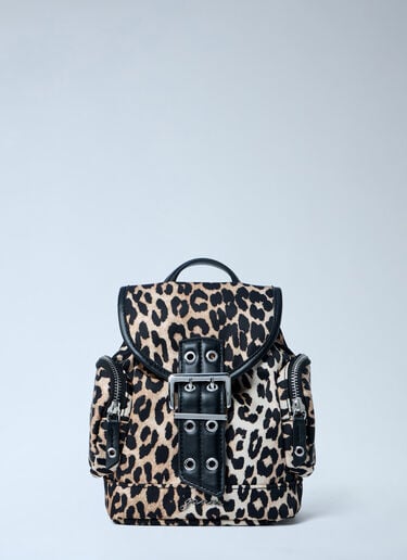 GANNI Bucky Backpack Brown gan0263039