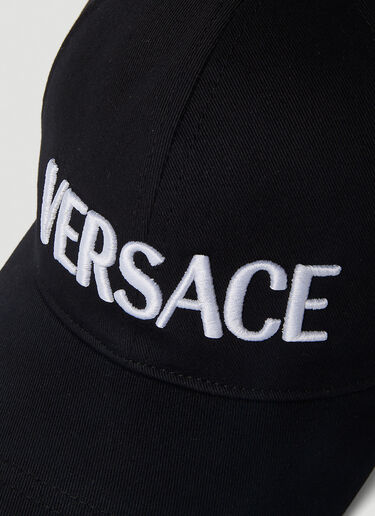Versace 徽标刺绣棒球帽 黑色 vrs0251064