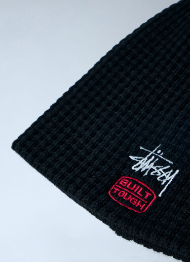 Stüssy Logo Motif Beanie Hat Black sts0163010