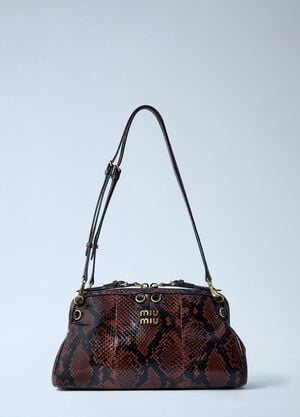 Miu Miu Caprice Shoulder Bag Brown miu0262124