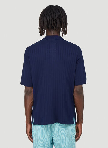 Napa by Martine Rose E-Towan Polo Shirt Blue nap0140010