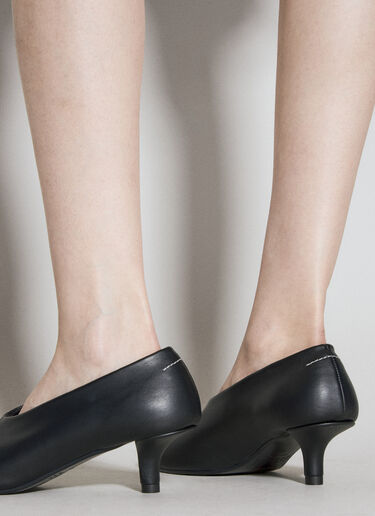 MM6 Maison Margiela Court 浅口鞋 黑色 mmm0255016