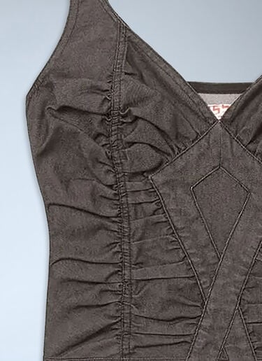 Miss Sixty x KNWLS Ruched Top Black msk0263019