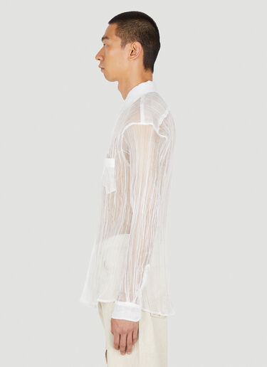Our Legacy Initial Sheer Shirt White our0150010