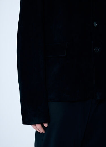Prada Suede Jacket Black pra0159034