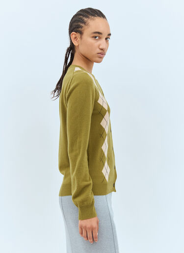 Miu Miu Wool Knit Cardigan Green miu0258002