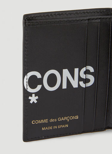 Comme des Garçons Wallet 徽标对折钱包 黑色 cdw0346004