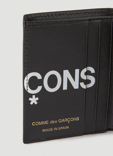 ロゴ 二つ折りウォレット Comme des Garçons Wallet ロゴ 二つ折りウォレット ブラック cdw0346004