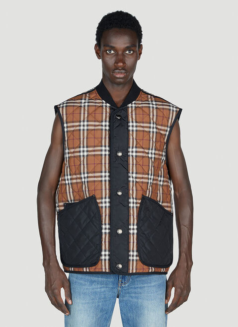 Balmain Weaverton Check Gilet Black bln0153010