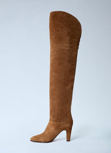 Eve Thigh-High Boots Chloé Eve Thigh-High Boots Brown chl0262000