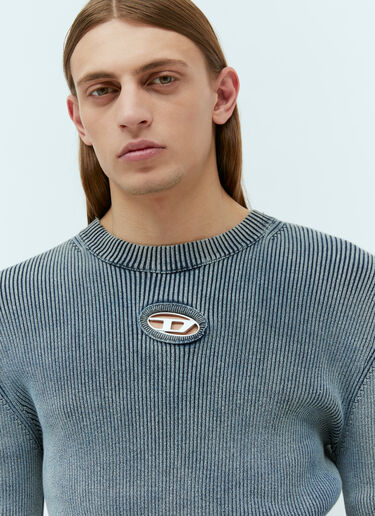 Diesel K-Darin-A Rib Sweater Blue dsl0157017