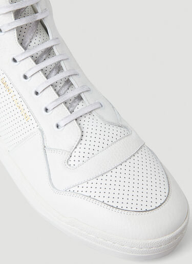 Saint Laurent SL24 High Top Sneakers White sla0147035