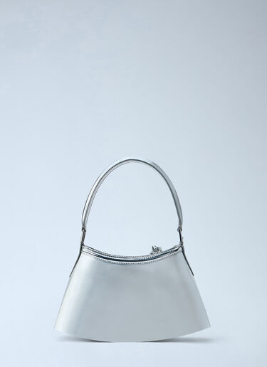 LN-CC® - Lacoste: Runway Small Lenglen Mirror Leather Purse - Silver Lacoste Runway Small Lenglen Mirror Leather Purse Silver lac0266004
