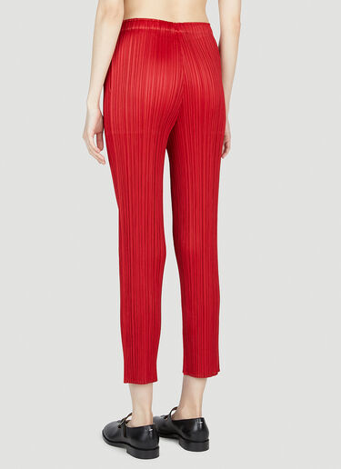 Pleats Please Issey Miyake Pleated Pants Red plp0253009