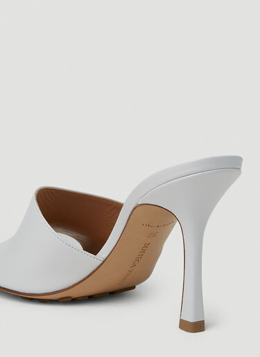 Stretch High Heel Mules Bottega Veneta Stretch High Heel Mules White bov0251145