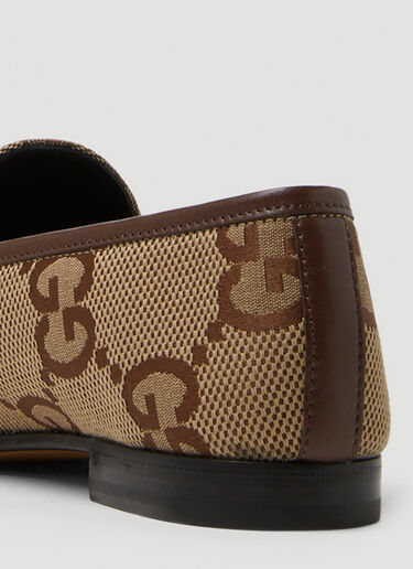Gucci GG Horsebit Loafers Beige guc0250097