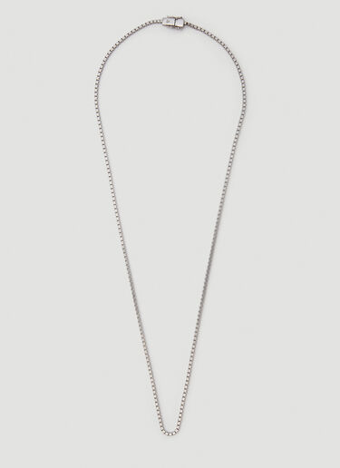 Tom Wood Square Chain Necklace Silver tmw0349013
