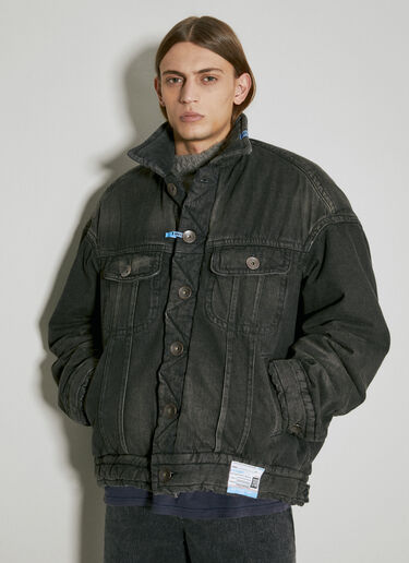 Maison Mihara Yasuhiro Padded Denim Jacket Black mmy0154010