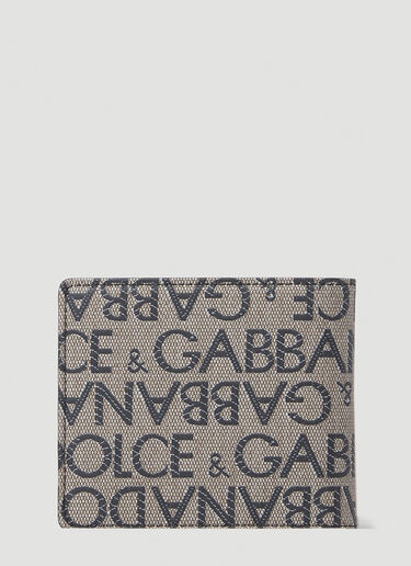 Dolce & Gabbana ジャカードロゴウォレット ブラウン dol0152017